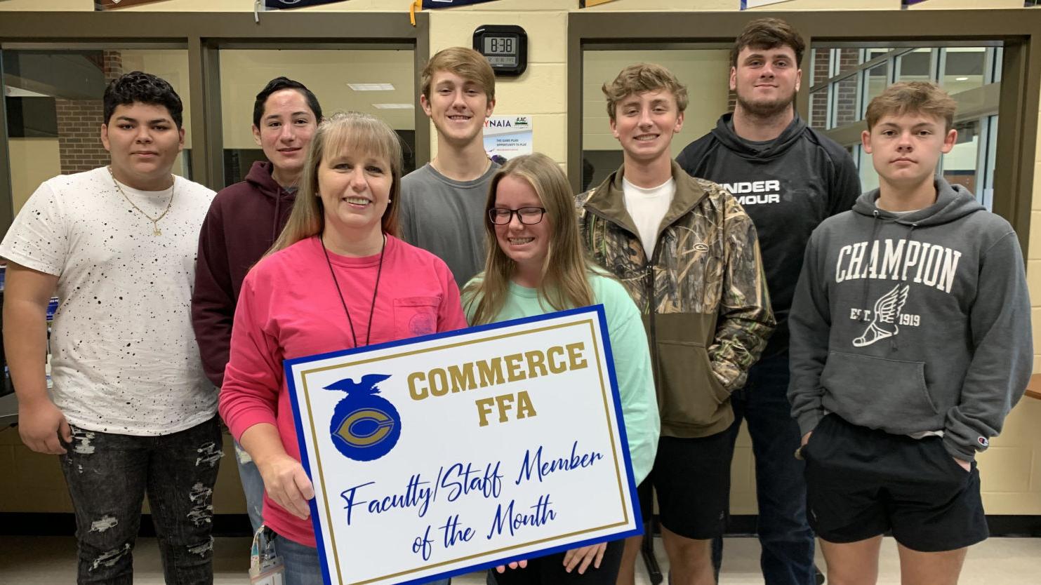 MATHIS NAMED BY COMMERCE FFA